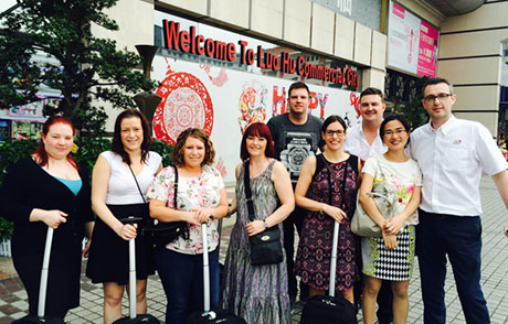Our Chinese agent Kendra with the LSi team