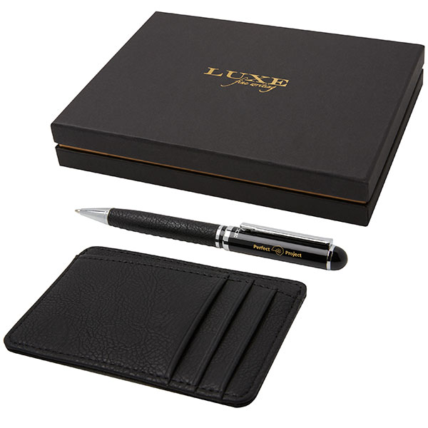 LUXE Ballpen and Card Wallet Gift Set