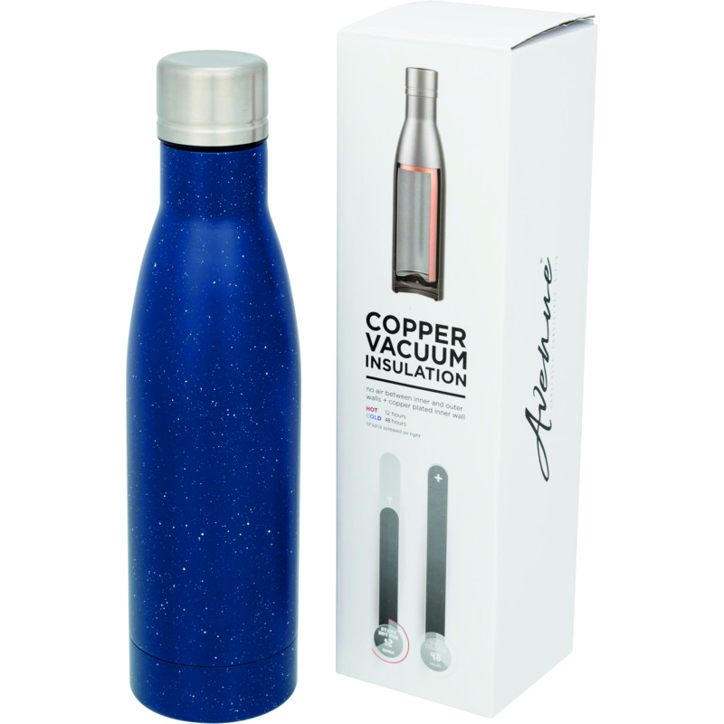 Vasa 500ml Speckled Copper Vacuum Insulated Bottle